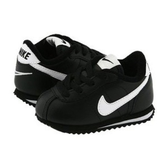 infant nike cortez black
